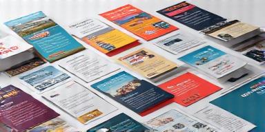Création flyers brochures supports marketing